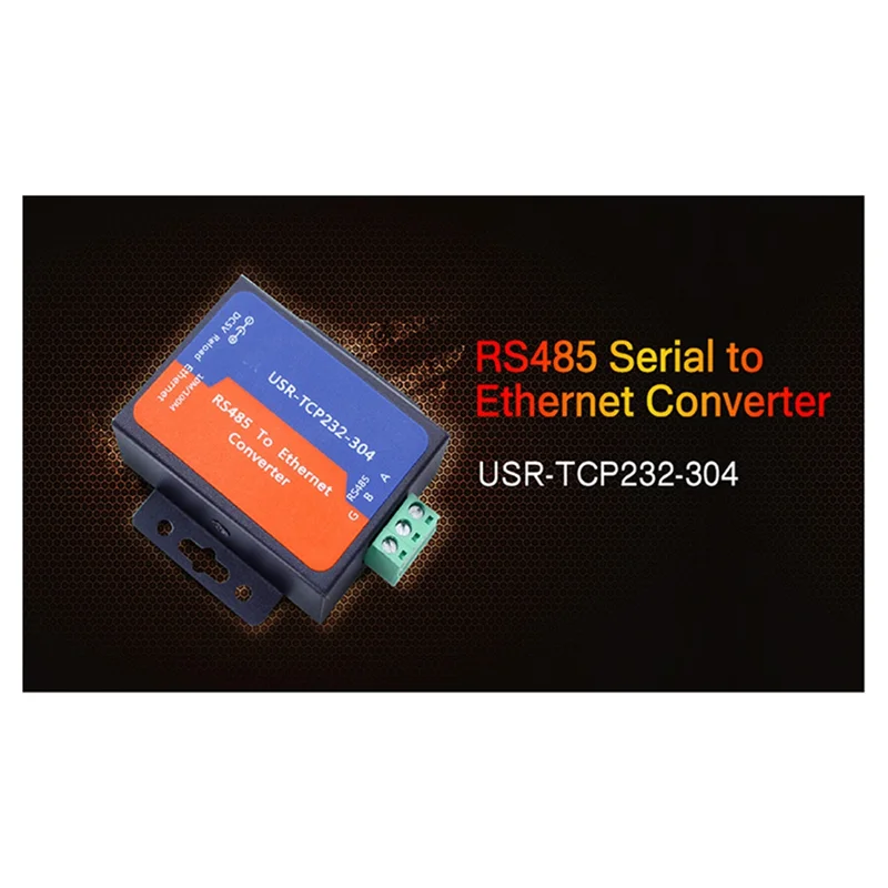 Modbus Serial Port RS485 To Ethernet Converter Server USR-TCP232-304 Data Transmission DHCP/DNS Supported EU PLUG