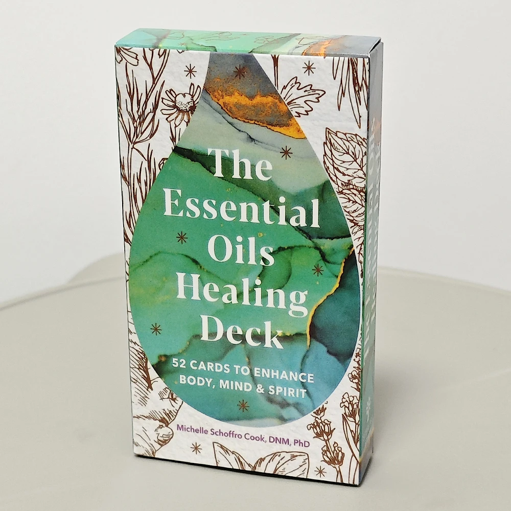 11*6 سم سطح شفاء الزيوت الأساسية لتعزيز الجسم والعقل والروح 52 بطاقة #4