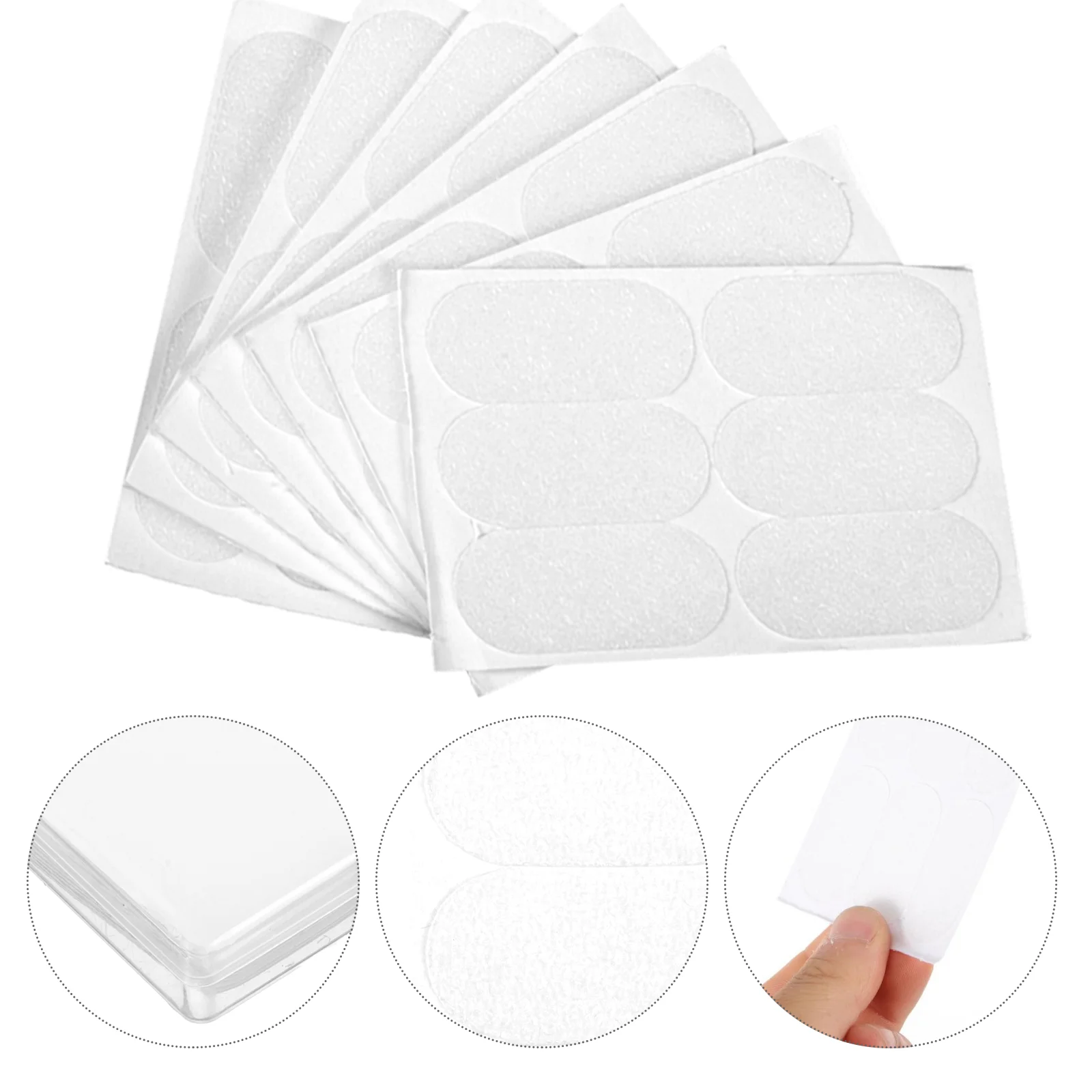 

60 Pcs Ear Stickers Cosmetics Patch Accessory Tape Vertical Boxed Women Correction