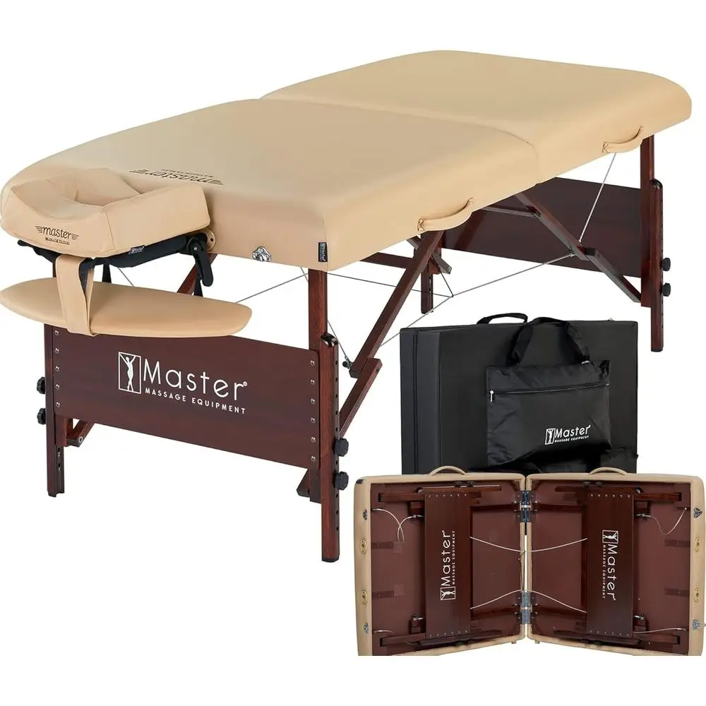 

Portable 30 Del Ray Pro Massage Table, Adjustable Height, 750lbs Capacity, Ideal for Massage, Tattoo, Lashes