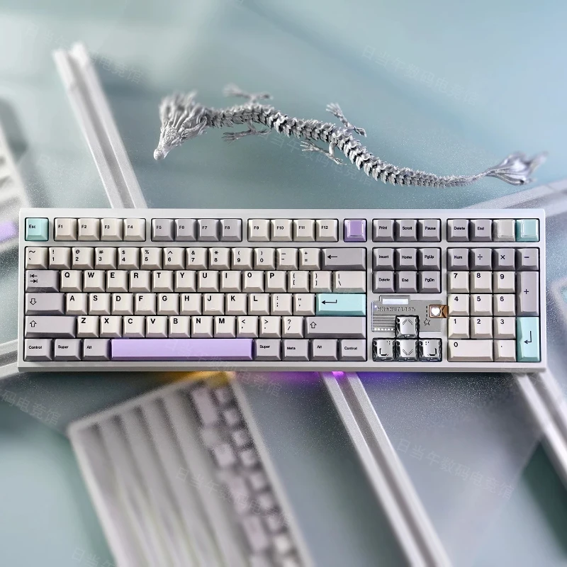 GMK Muted Keycaps Custom PBT Sublimation Cherry Profile Key Cap Cute Artisan Original Design Cartoon Anime Point Key Caps MX