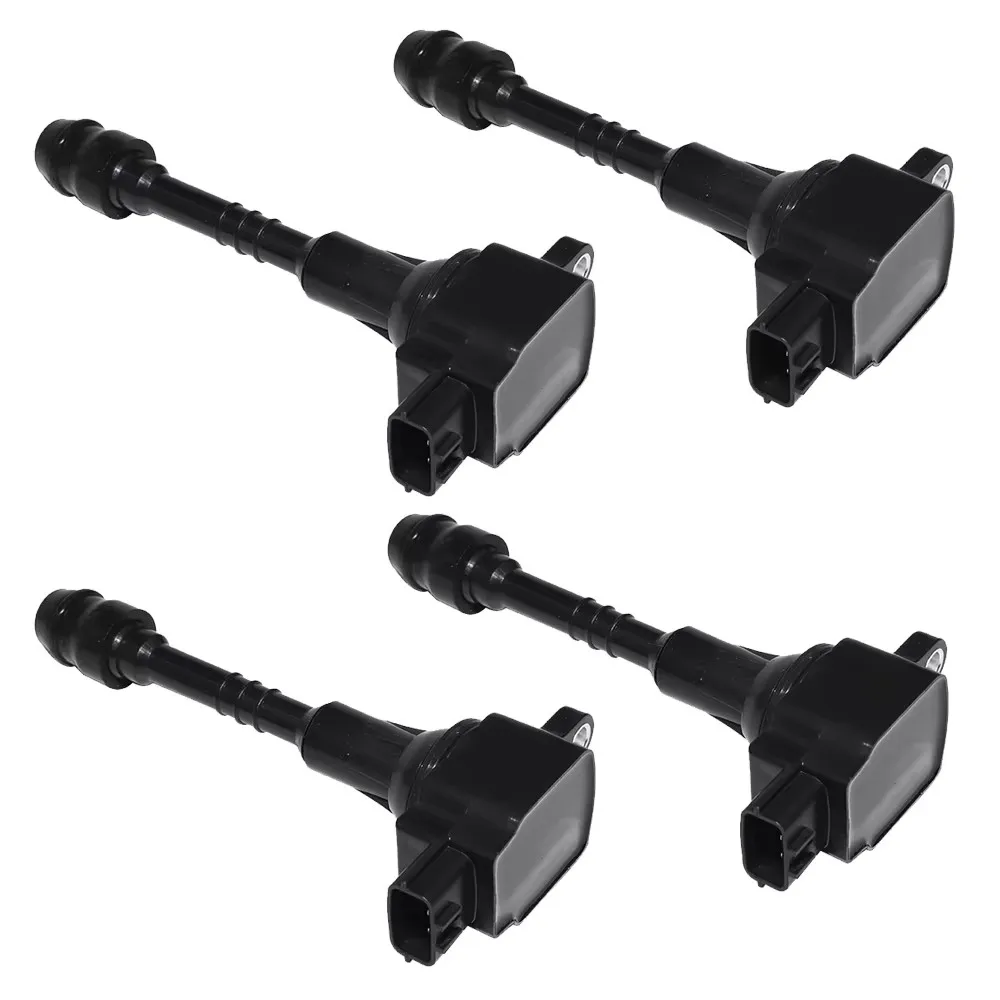 4PCS 224486N015 Ignition Coil For Nissan Sentra 1.8 Almera N16 Primera P11 AIC-4004G 22448 6N015 22448-6N011 224486N011