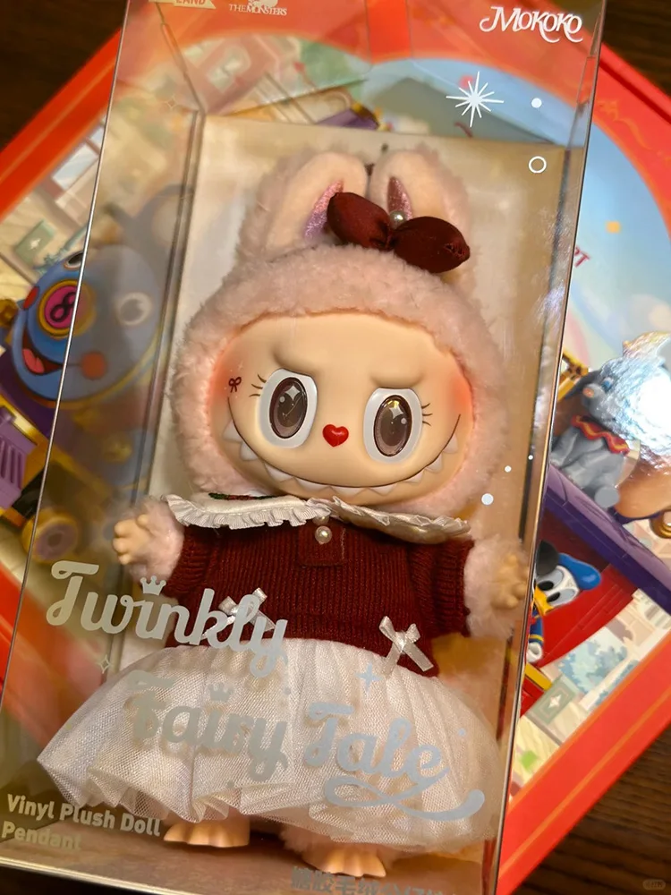 Genuine Mokoko Christmas Limit Mokoko Twinkly Fairy Tale Vinyl Series Pendent Doll Mokoko Keychain Kawaii Toy Christmas Gift