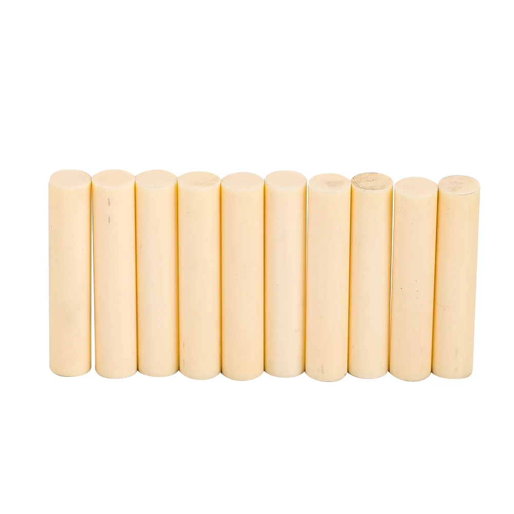 2pcs Alumina Ceramic Rods Insulation High Temperature Resistance Industrial Dowel Plungers Shaft Corundum Stirring Rod Figurines