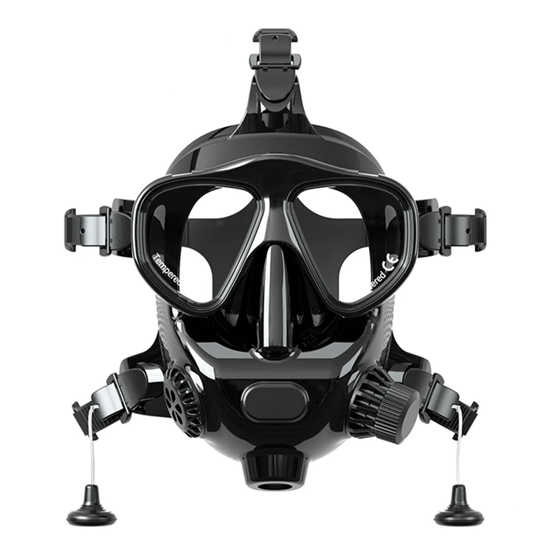 Scuba Diving Mask Snorkeling Full Face Scuba Diving Equipment Snorkel Swimming Masks Oxygen Cylinder Snorkeling Set