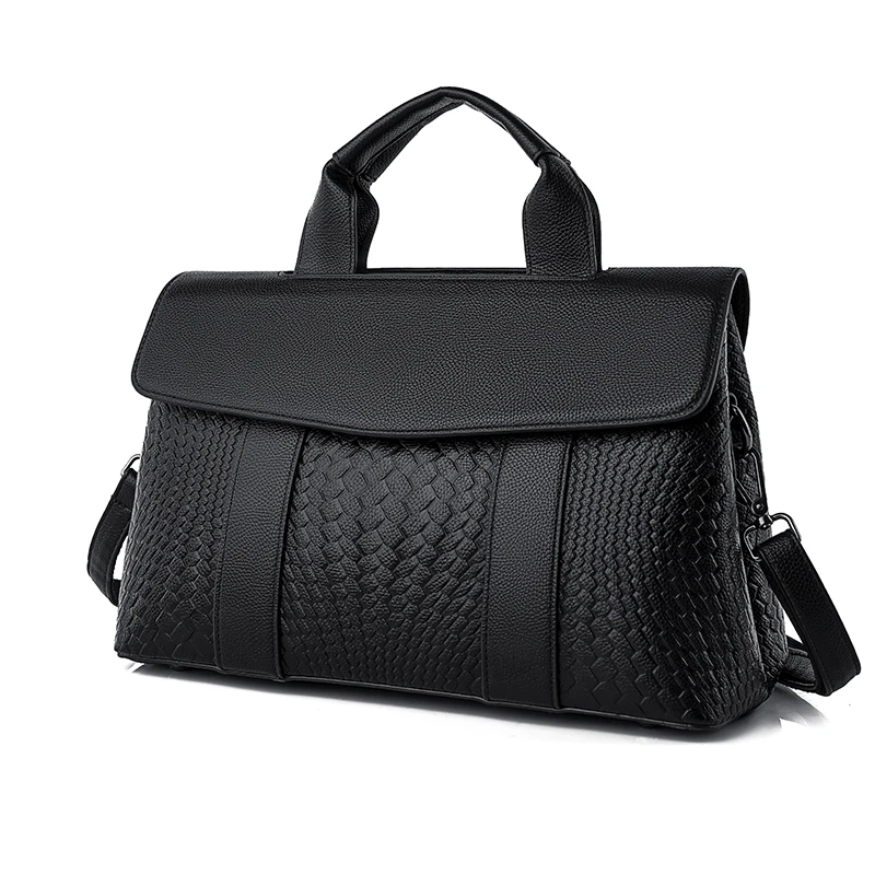 

Ladies Large Capacity Fashion Woven Pattern Tote Bag Shoulder Bag for Commuting Stylish High-End Feelings Cross-Border Handbag