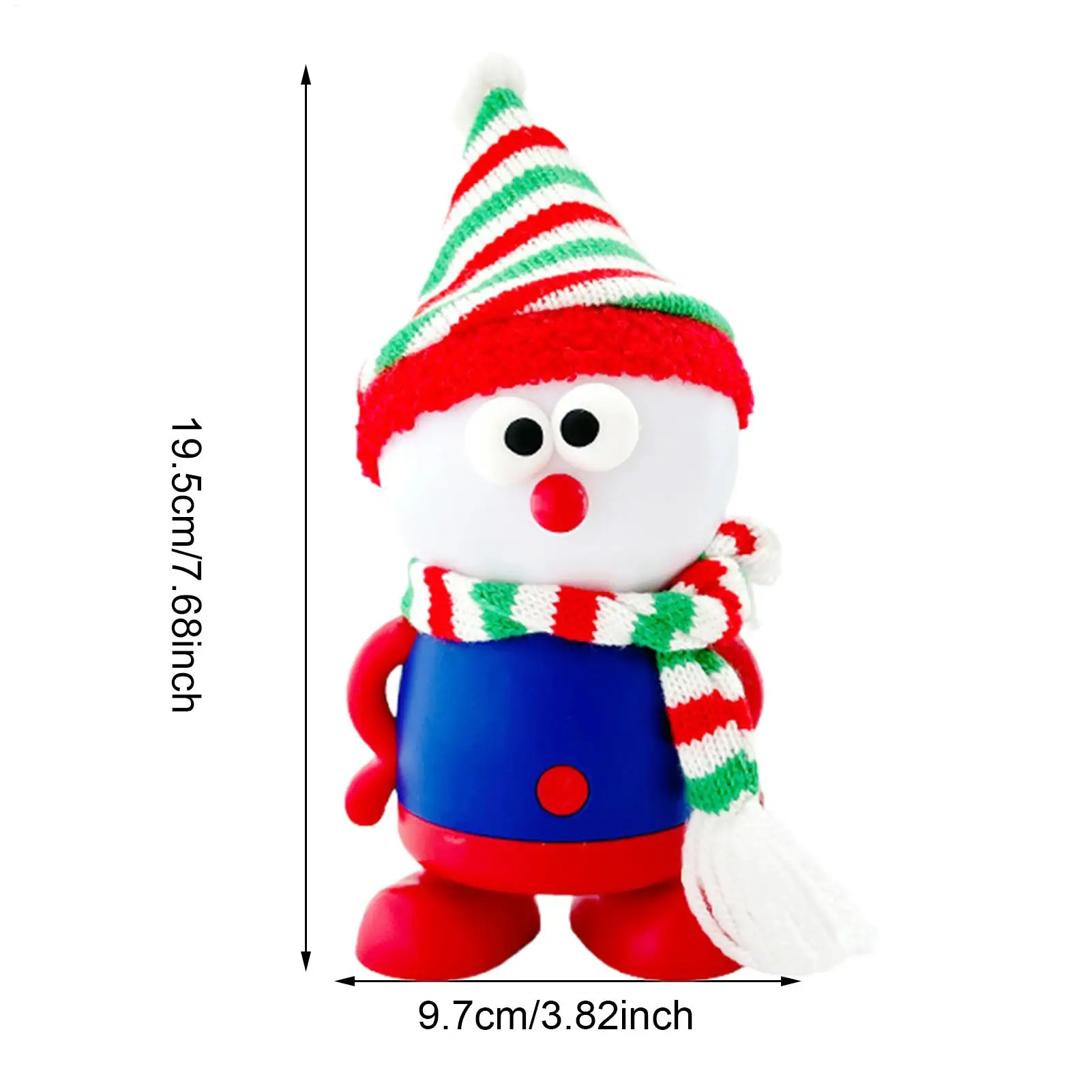 Snowman Night Light 3 Settings USB Charging Christmas Snowman Lamp Bedroom Dimming Lamp For Bedroom Nursery Kids Room Gathering