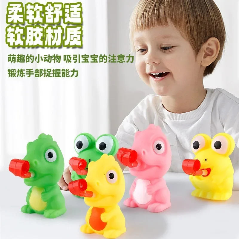 Cute Frog Dinosaur Squeeze Toys Pinch Frog Sticking Tongue Out Fidget Toys Novelty Relief Stress Sensory Toys for Party Favor