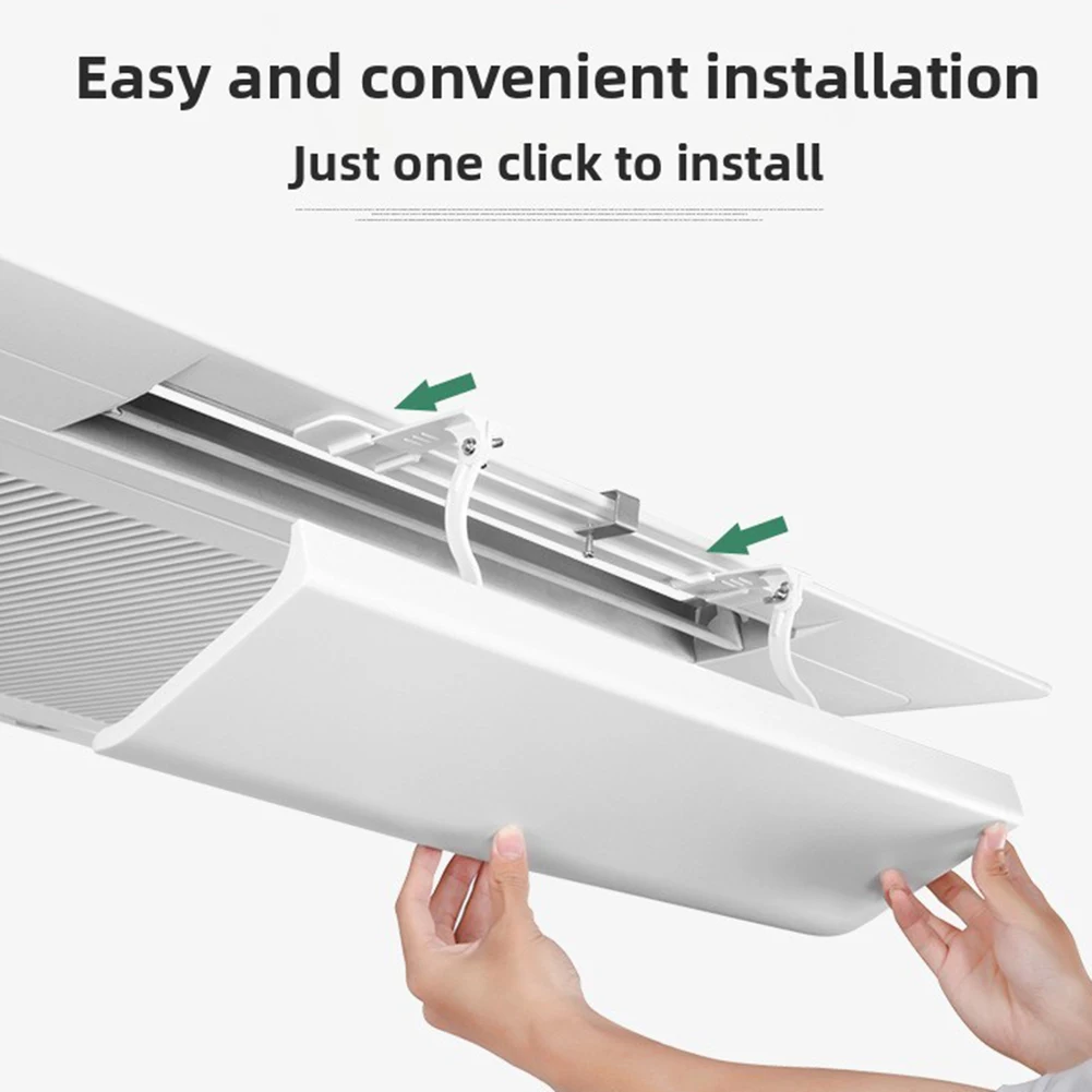 Adjustable Cassette Air Conditioner Deflector 180 Degree Swivel Wind For Ceiling Mounted AC Unit Cooling Accessories