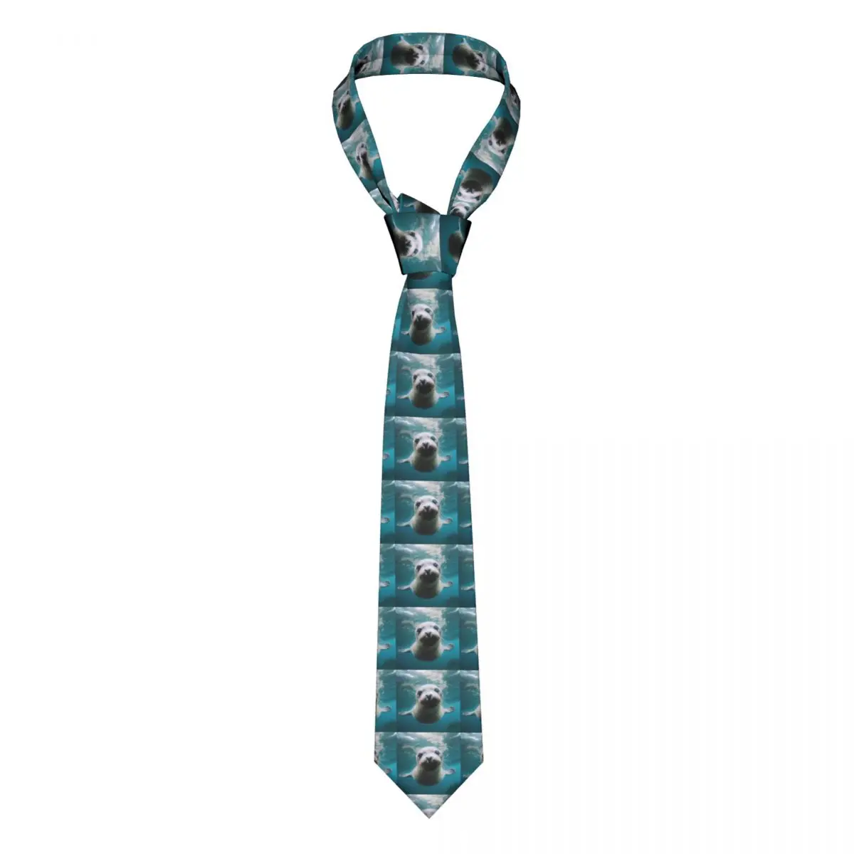 

Seal Swimming In The Ocean Tie For Men Women Necktie Tie Clothing Accessories