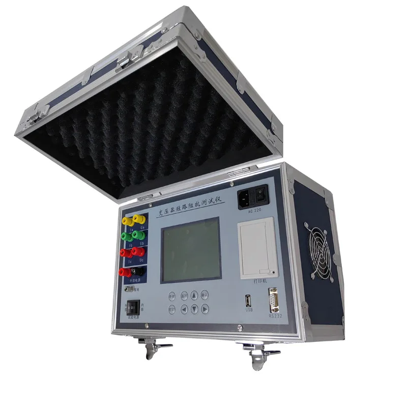 DYZK2200 transformator, kortsluitimpedantietester, kortsluitreactantie