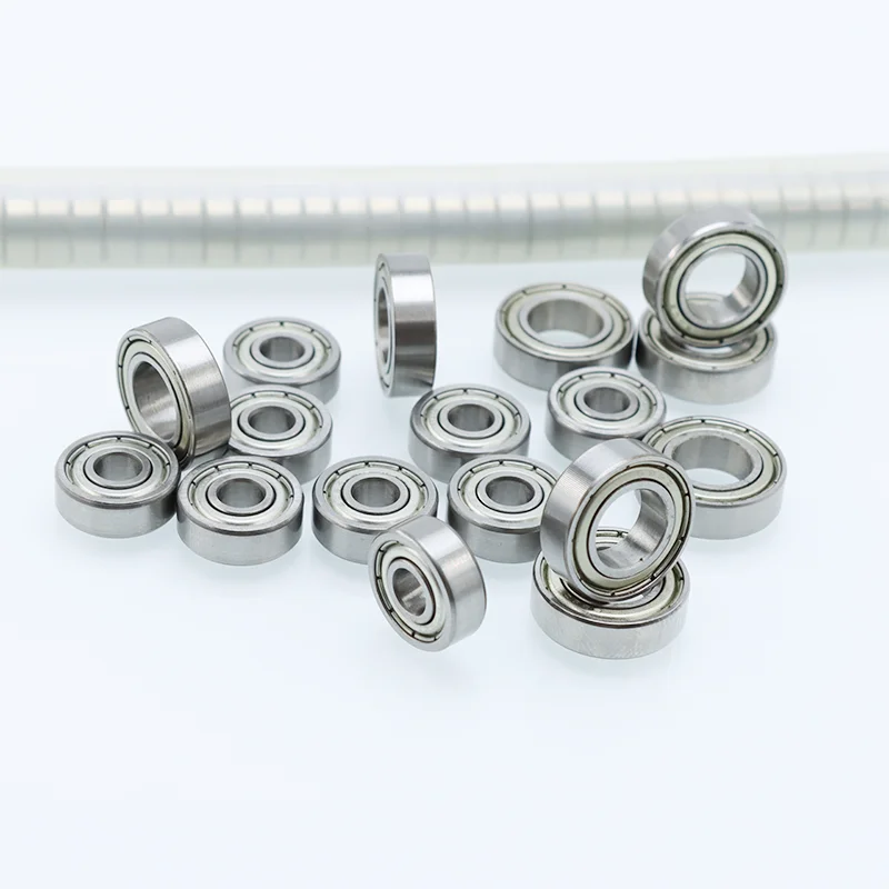 10 Stück Miniaturkugellager 2x5x2,5 3x7x3 3x8x4 4x8x3 5x8x2 5x10x4 6x10x3 8x12x3,5 8x16x5 8x22x7 RC Auto Spielzeug 608zz Kleines Lager – Detail 1