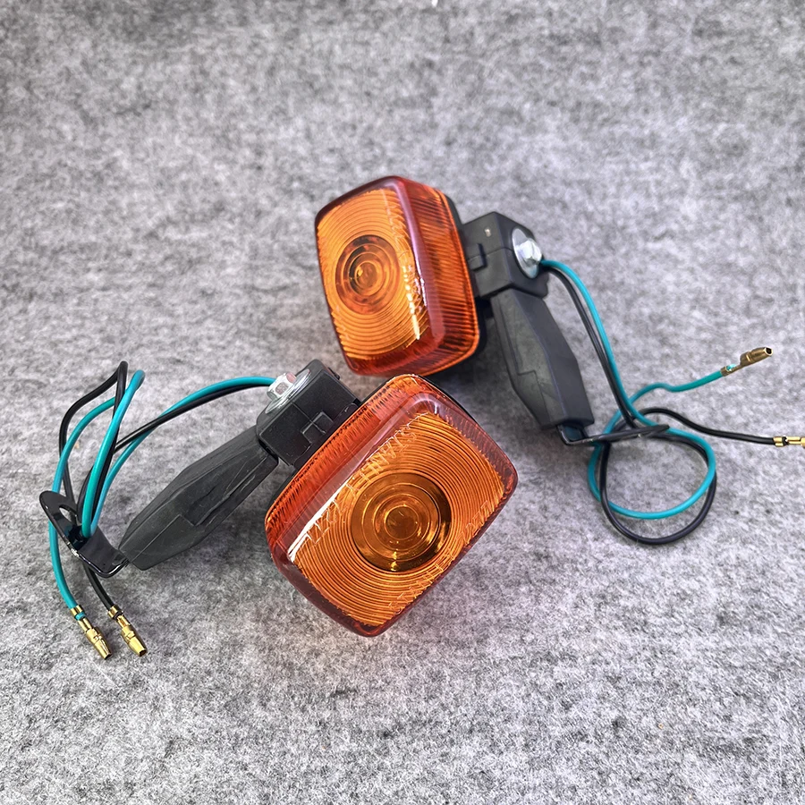 Yecnecty 2X Motorcycle Turn Signal Light Front Rear Motorbike Indicator Lamp For Yamaha TTR250 KLX250 XR250 XT225 Deer 225
