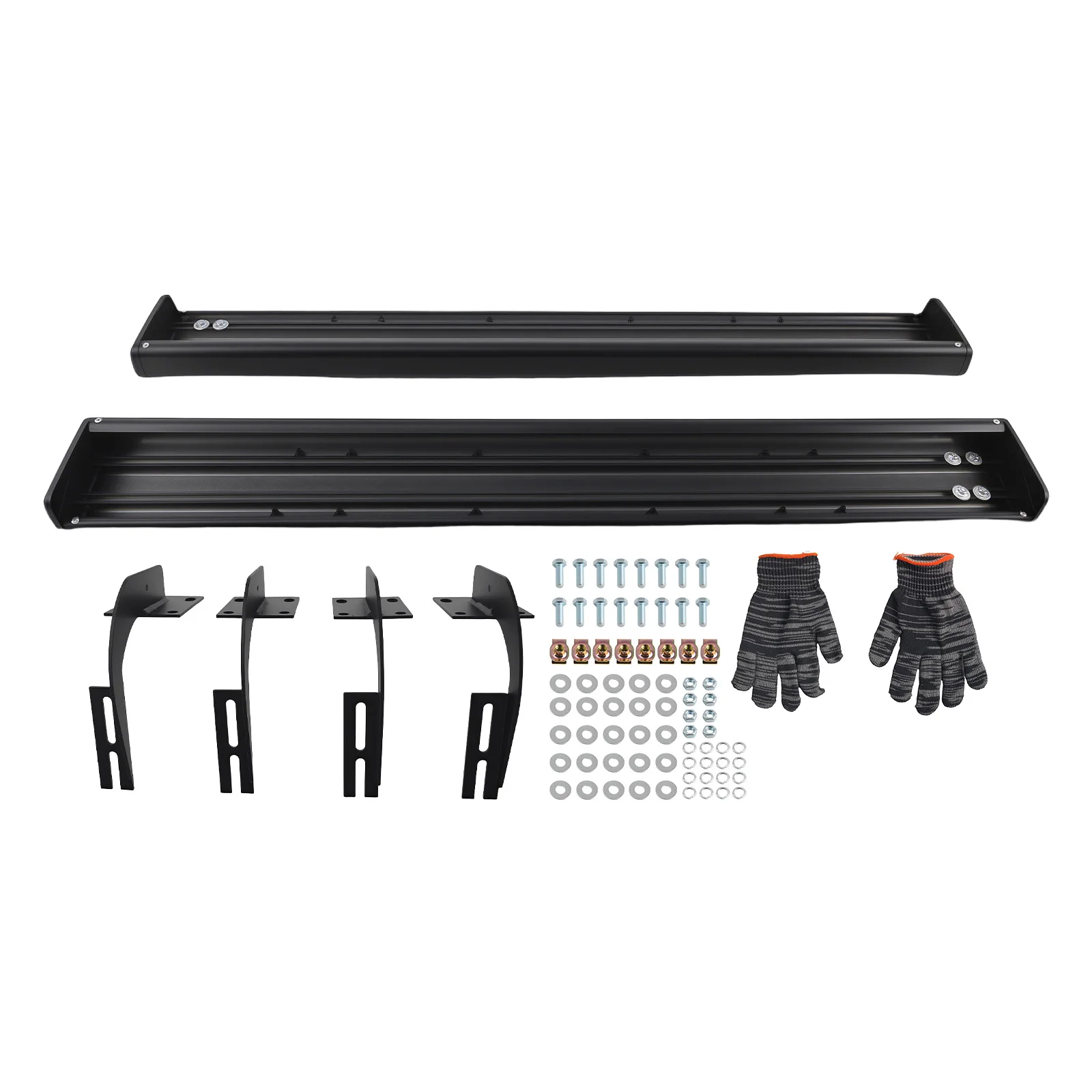 

Anti-Slip Side Step Running Board for Ford F-250 1999-2016 Black 6" Width Pair