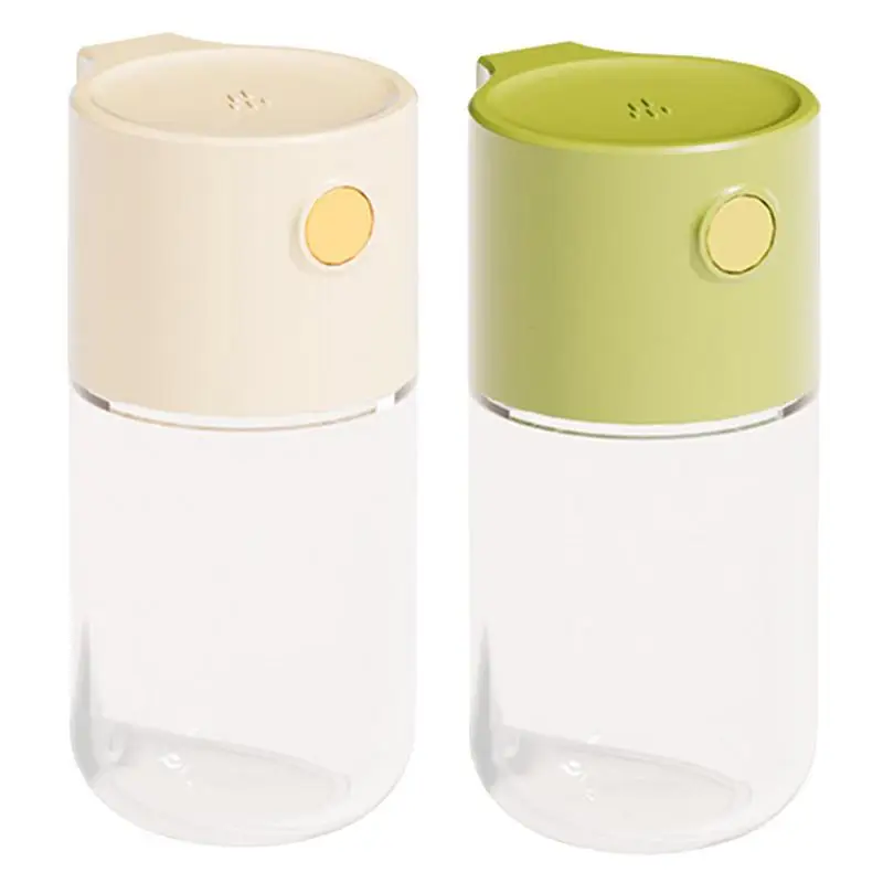 Salt Dispenser Pepper Salt Glass Dispenser Shakers Bottle Portable Sealed Seasoning Bottle Jar For Sugar Salt Condiment