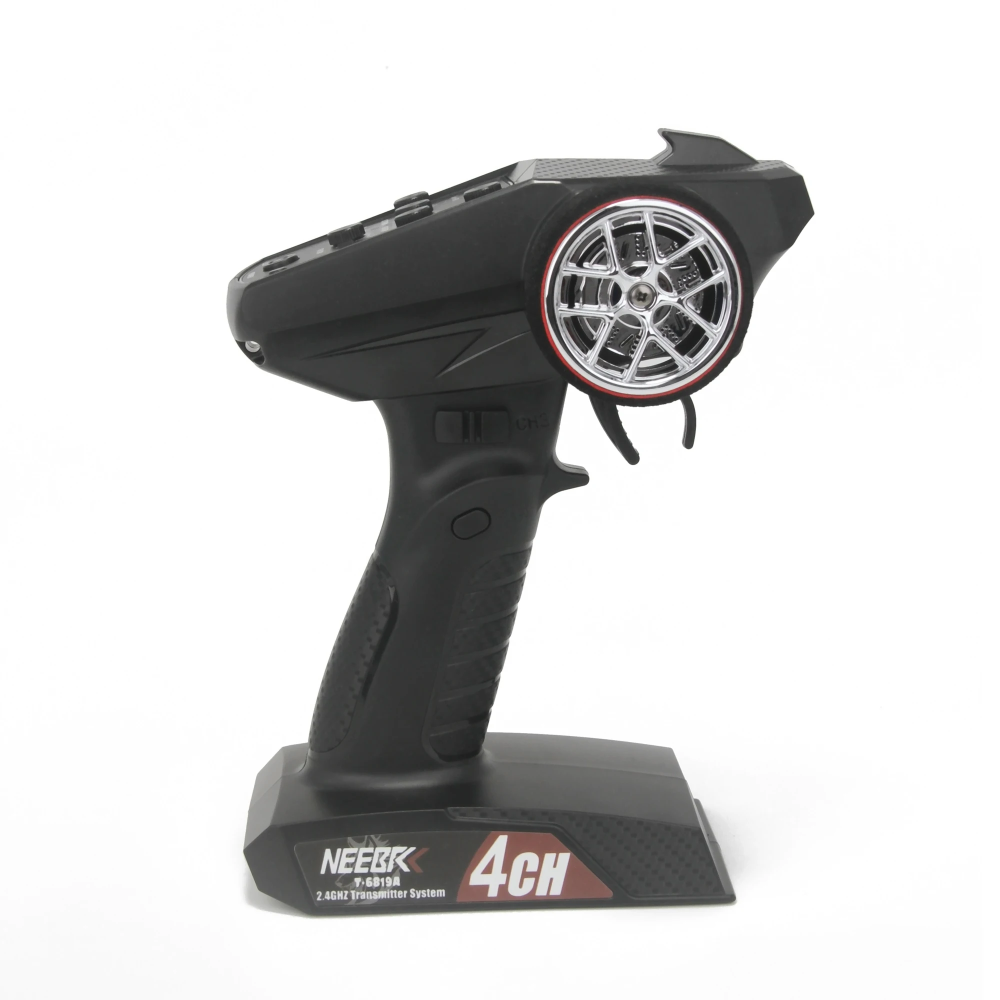 NEEBRC 4CH 2.4G Remote Controller Transmitter Digital Radio System Light Control Metal Gyro Receiver for RC Car Boat Toy Part