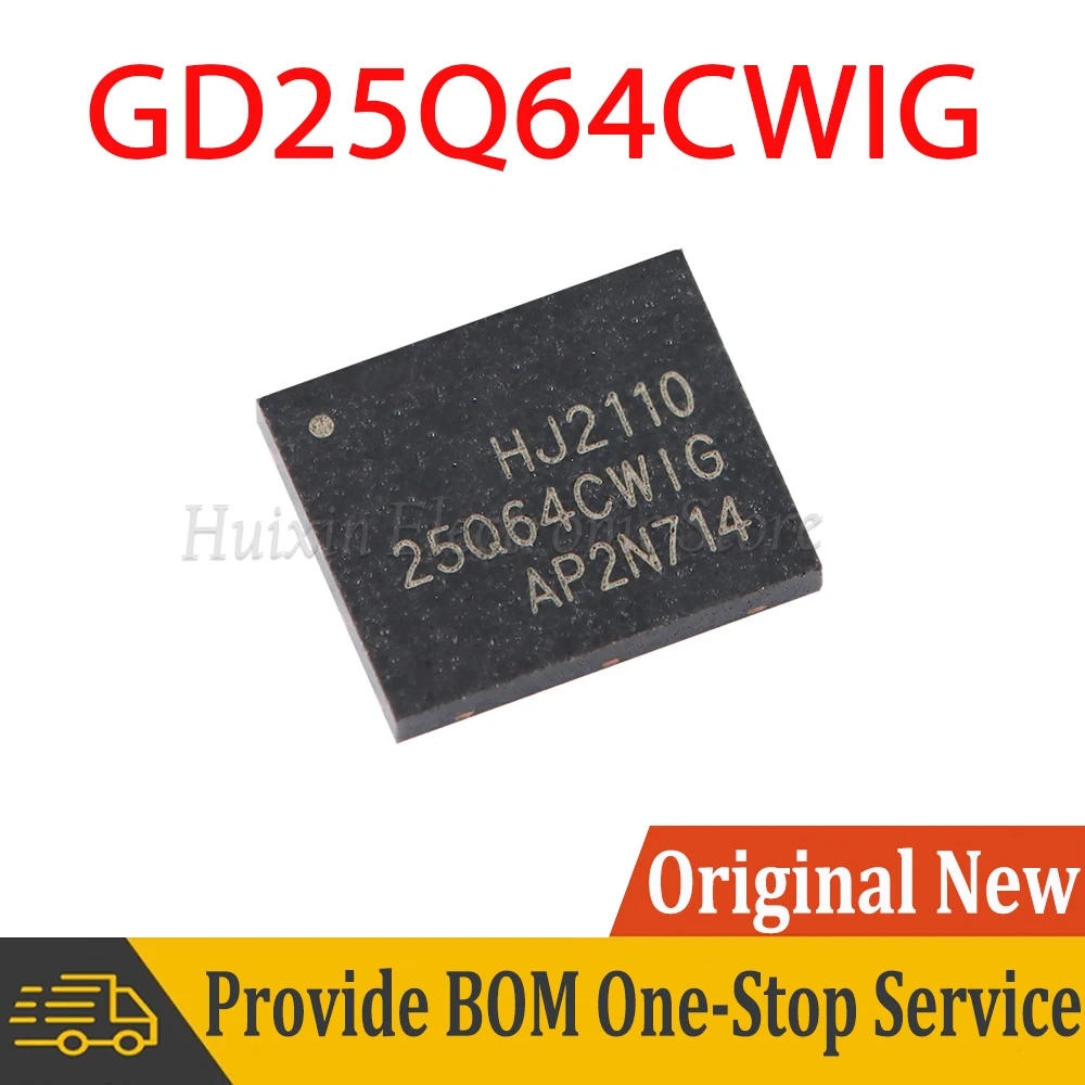 

GD25Q64CWIG GD25Q64C WSON-8 64M-bit 3.3V Flash IC SMD New and Original IC Chipset