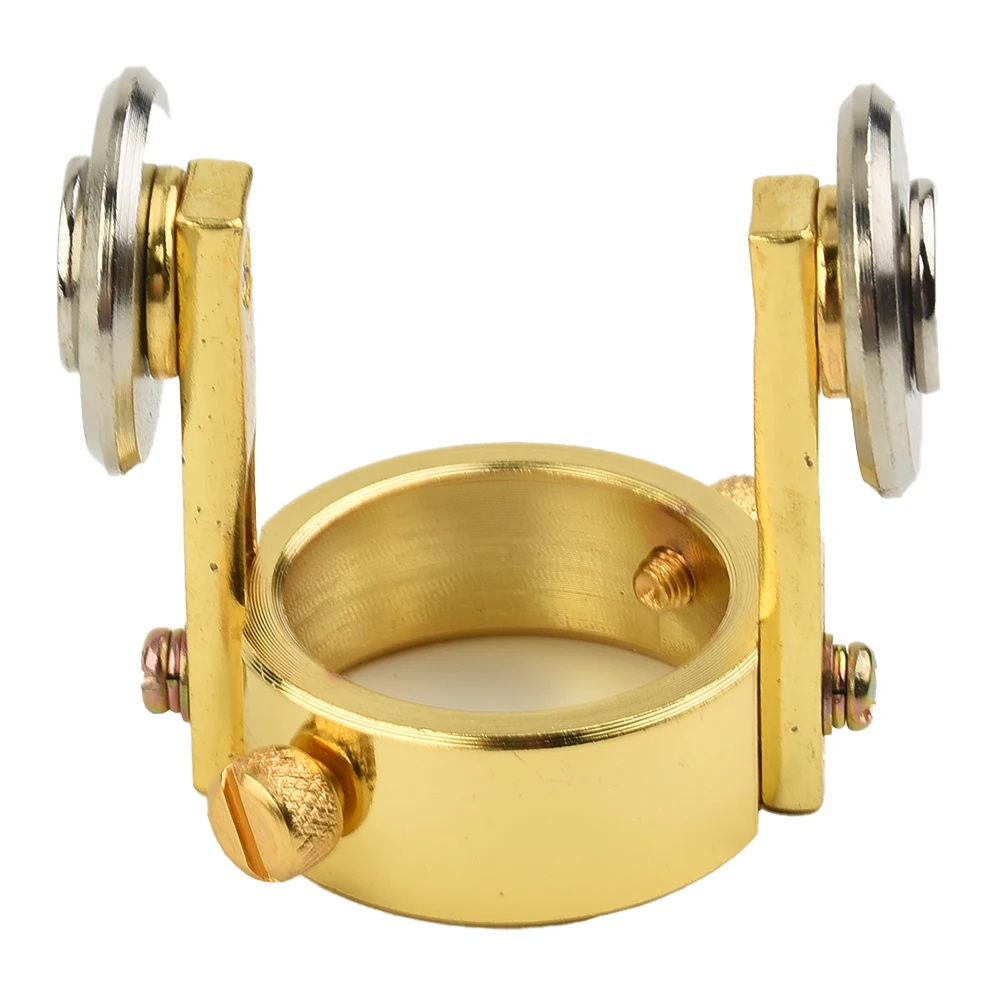 Brass Plasma Cutter Guide Wheel Roller For P80 Plasma Cutting Welding Torch 2.36\'\' X 2.36\'\' Welding Tools Accessories
