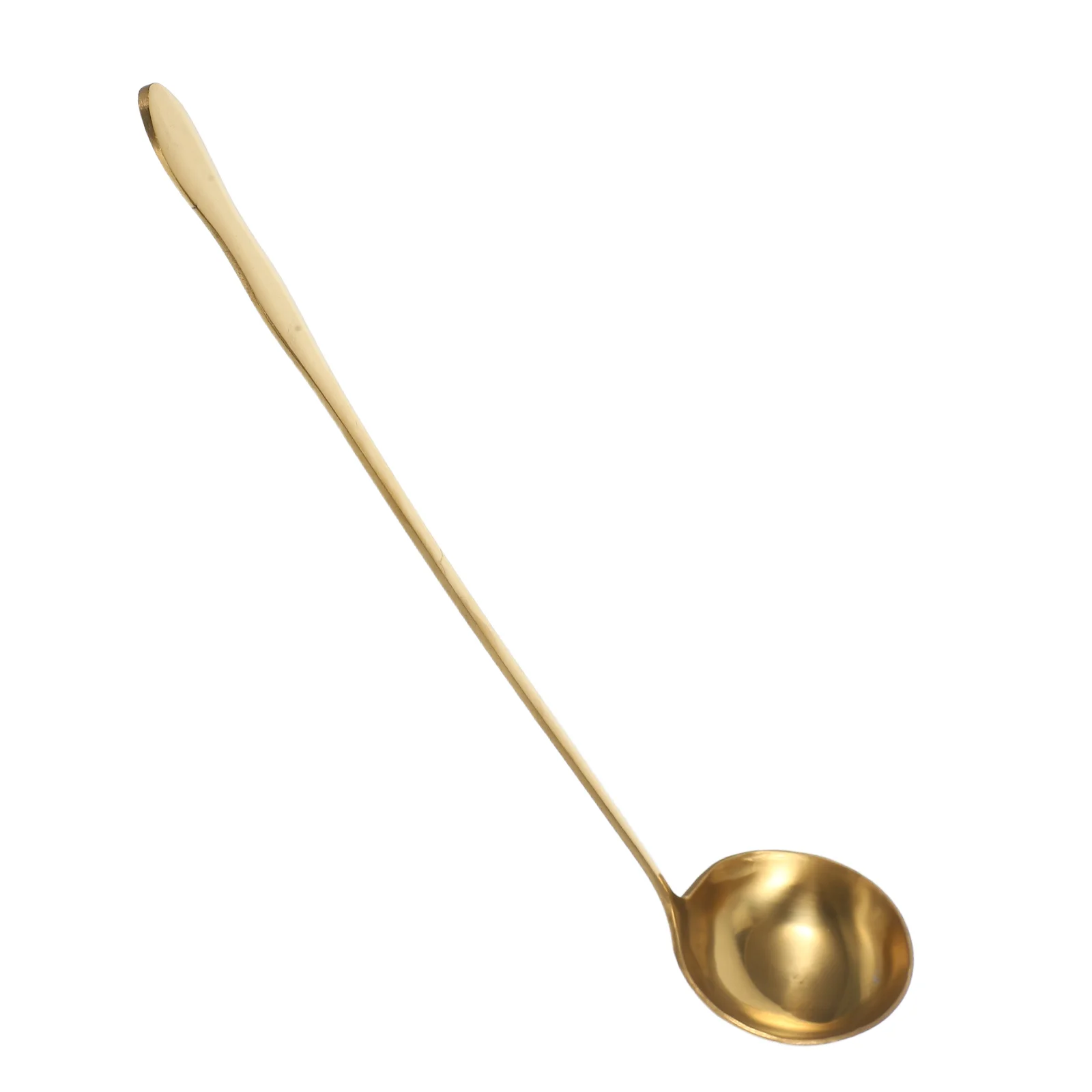 

10.22 Inch Long Handle Soup Stainless Steel Heavy Duty Serving Ladle For Sauces Stews Hot Pot Round Cooking Dishwasher Safe