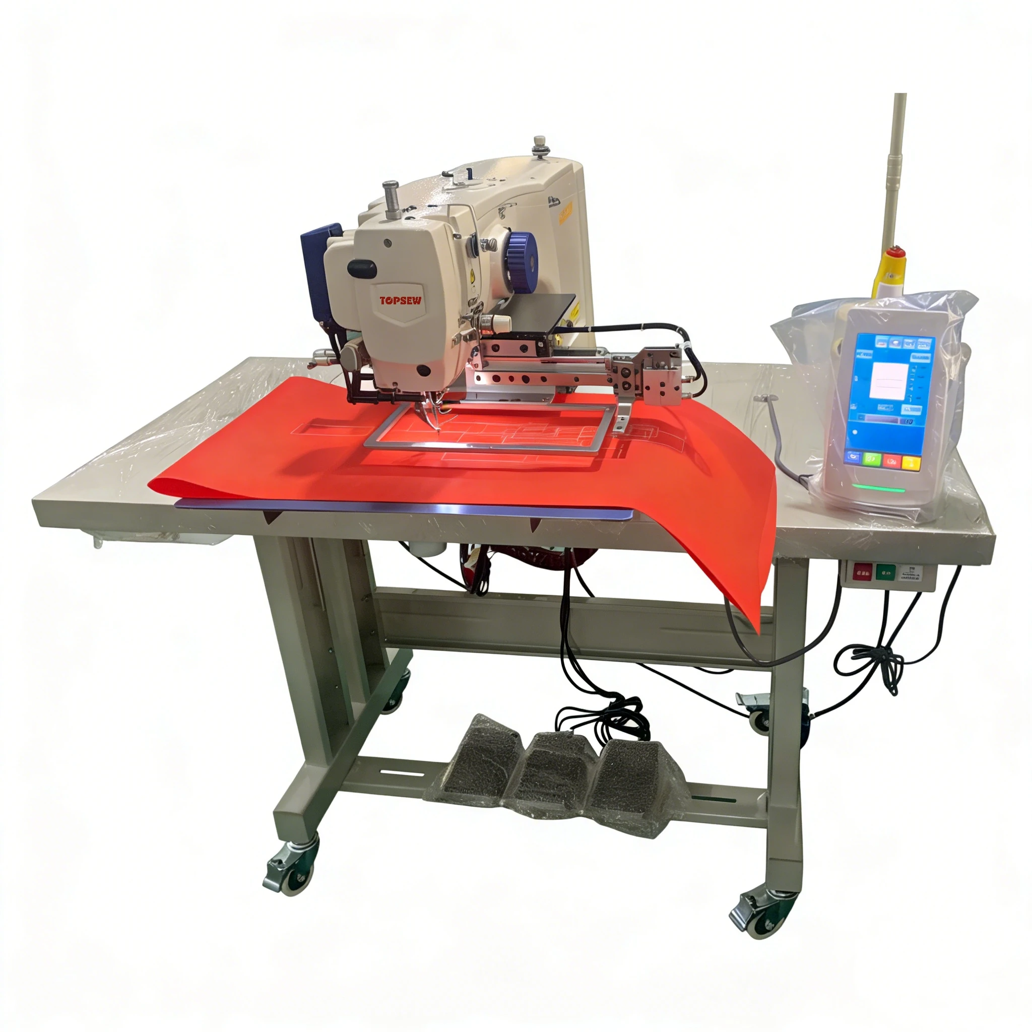 ATV&UTVComputer Controlled TOPSEW TS-2210 Pattern Sewing Machine Juki Type Stitching Machine for Shoes Bag Decoration Sewing