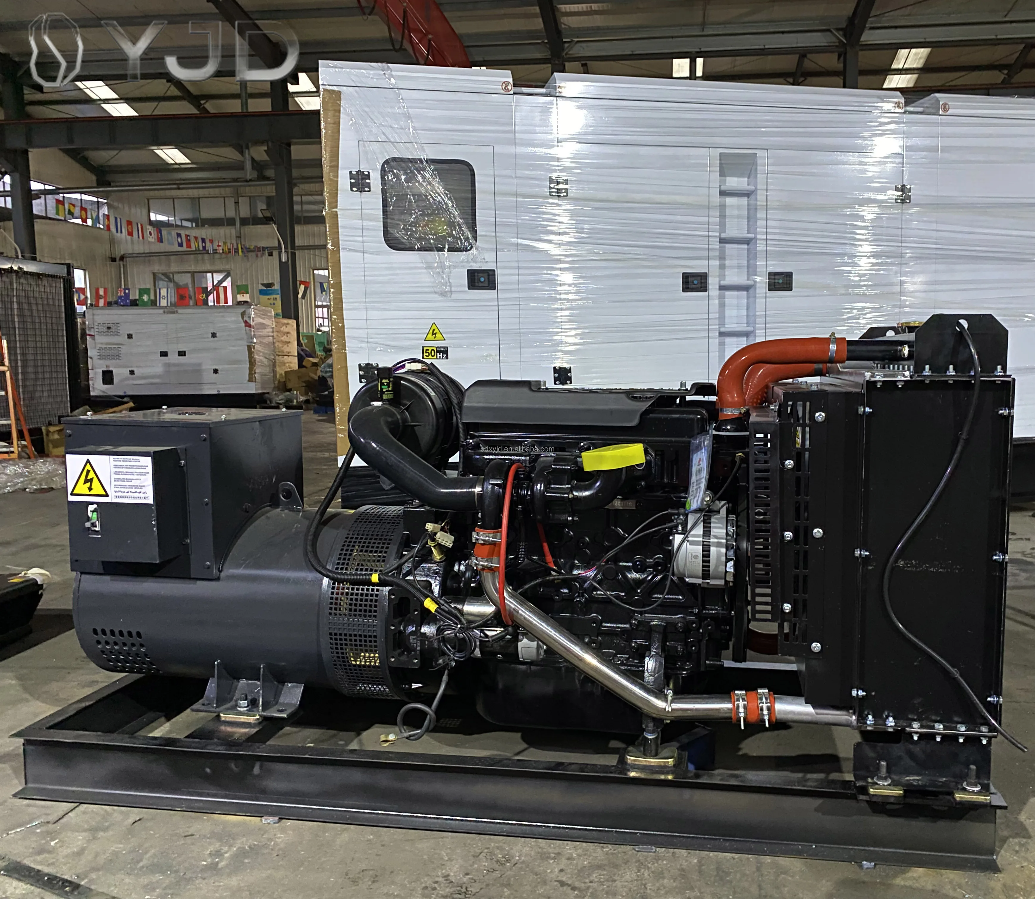 50kVA 40KW 120KW Diesel Generator Set with Weic-hai Engine 50Hz60Hz Water Cooled Open Frame & Silent Type Genset