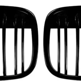 

For For For BMW X1 F48 F49 2015 2016 2017 2018 2019 Black Front Upper Bumper Kidney Grille Grill High Strength ABS Plastic Direc