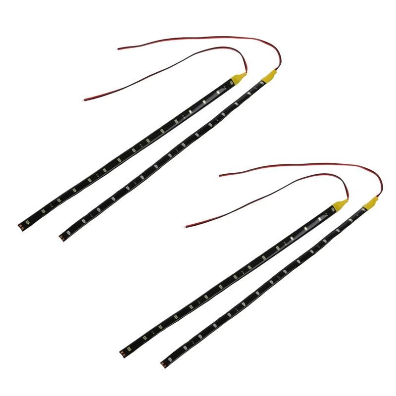 

4 шт., автомобильные гибкие неоновые лампы, 30 см