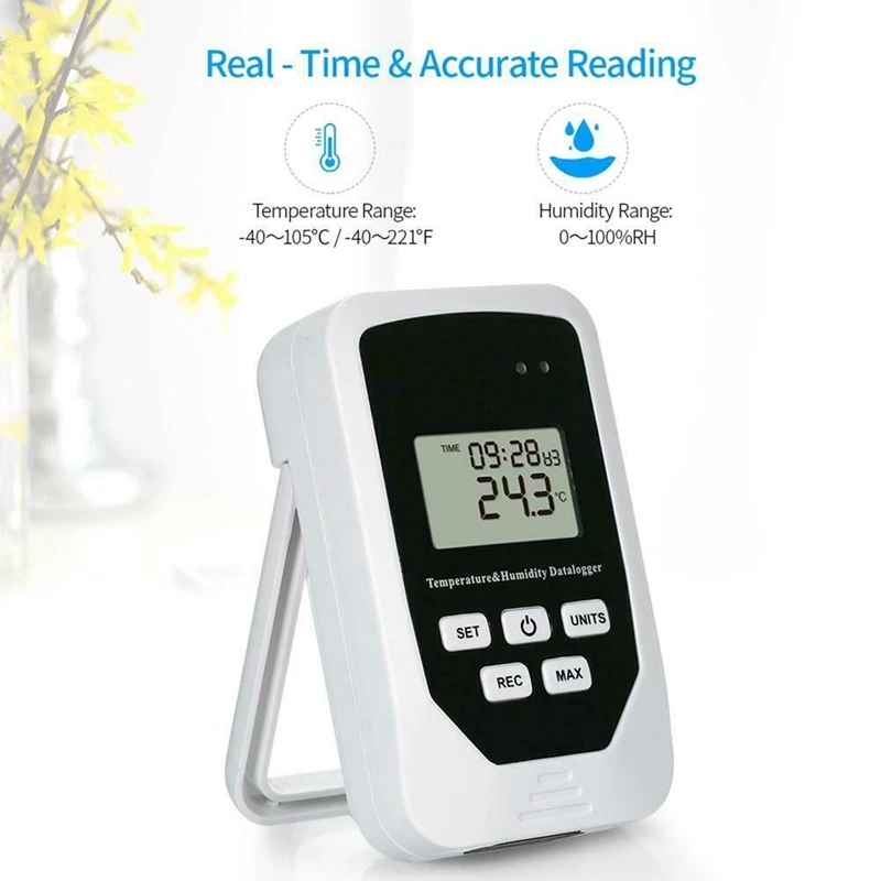 New TL-505 USB Humidity Temperature Data Logger RH TEMP Recorder Thermometer Sensor