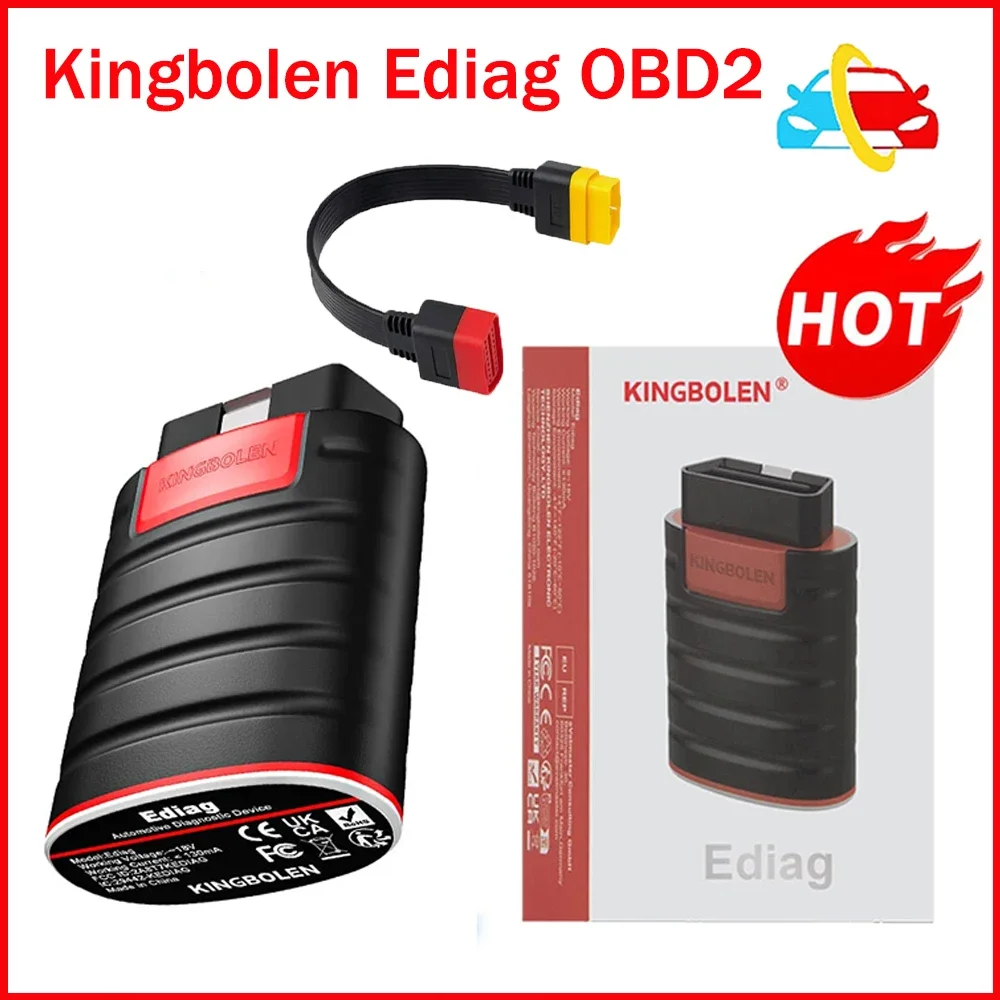 

Kingbolen Ediag OBD2 сканер Bluetooth OE диагностический инструмент уровня, с полным брендовым программным обеспечением ECU кодирование Thinkdiag инструмент на 1 год