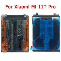 100% New For Xiaomi Mi 11T Pro 5G Battery BM58 Cellphone Built-in Li-lon Batteria 5000mAh Replacement Parts