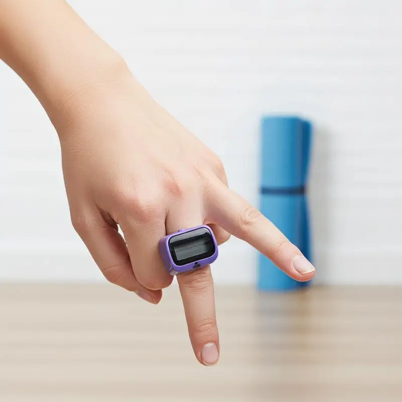 LED Display Electronic Finger Clicker Bead Timer Counting Mini Shape Finger Counter LCD Electronic Digital Tally Counter Tool