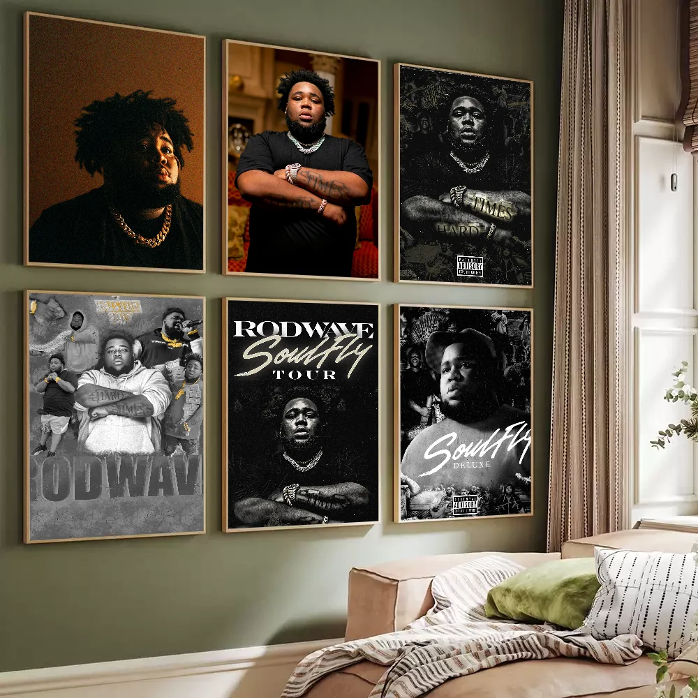 Rod Wave Nostalgia Rapper Poster Prints Artwork festival Bedroom Club living room Home Deco