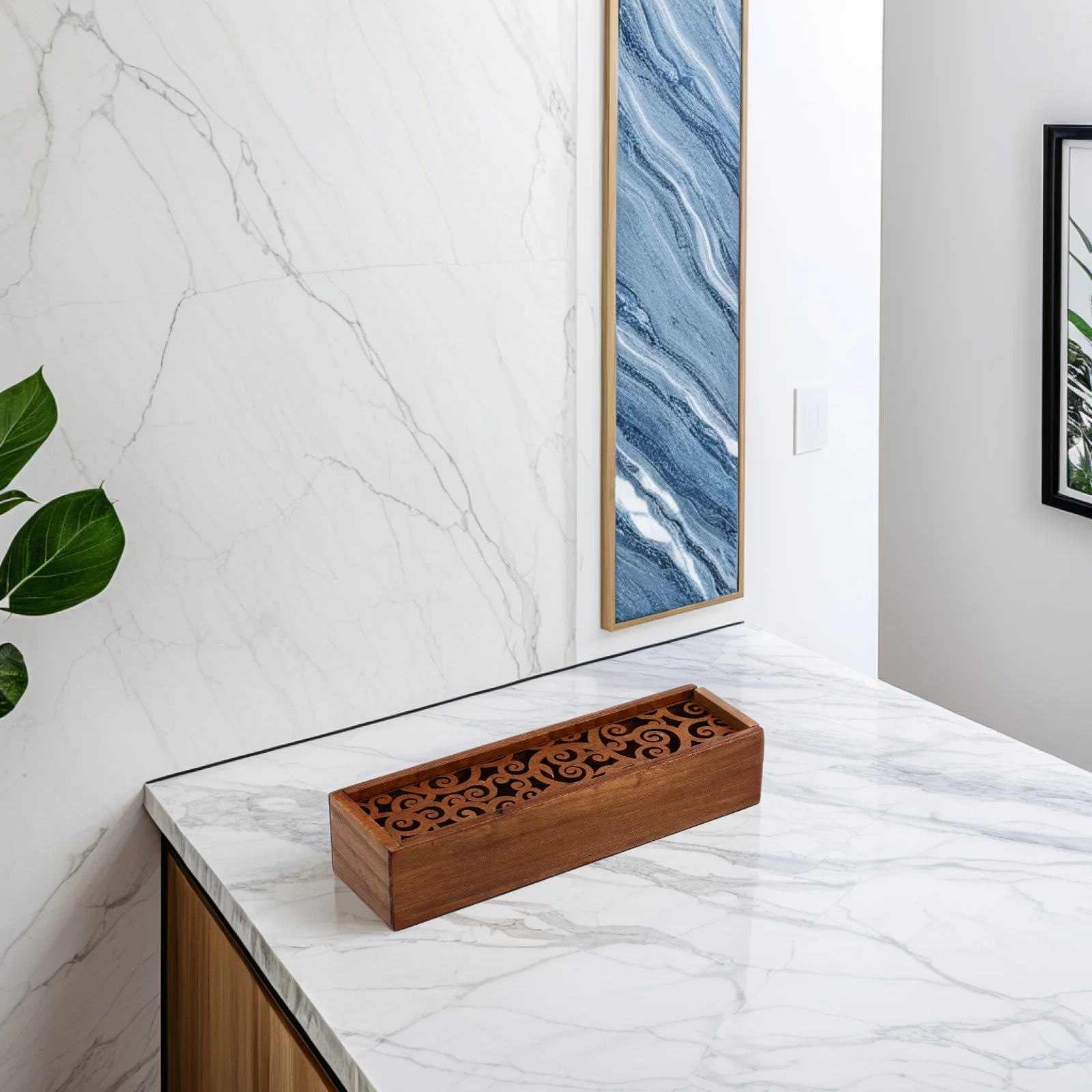 

Wooden Pencil Box Hollow Lace Design Desk Organizer For Pens Pencils Markers Storage Case Stationery Holder Office School