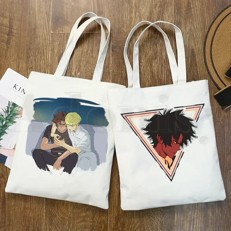 Devilman Crybaby Japanese Anime Devil Man Fashion Graphic Cartoon Print Shopping Bags Girls Fashion Casual Pacakge Hand Bag