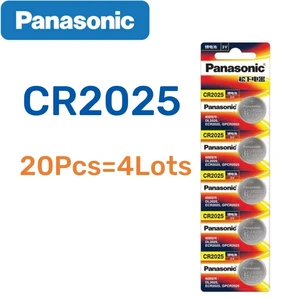 بطارية ليثيوم باناسونيك للسيارة للتحكم عن بعد ووتش اللوحة الأم زر مقياس عملة خلية أصلية 3 فولت ECR2025 5-30 قطعة أفضل 10 بطاريات ليثيوم للسيارات - رقم 5