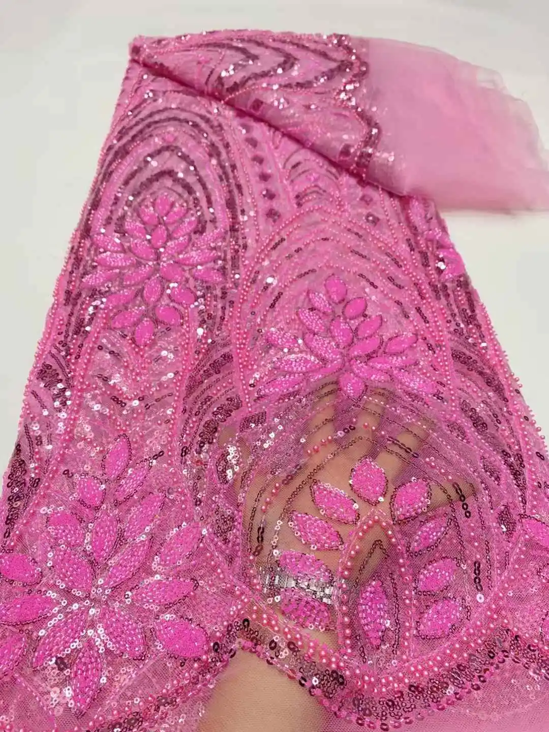 أفريقيا النيجيري مطرز الفرنسية شبكة الدانتيل مع الترتر جودة عالية 2025 التطريز الدانتيل الترتر الدانتيل لفساتين الزفاف النساء