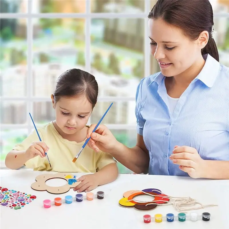 

REST 4-пакет для декоративно-прикладного искусства, кормушки для птиц, деревянные наборы для рисования своими руками, сад, активный отдых на свежем воздухе, дети, девочки, мальчики, пасхальный подарок