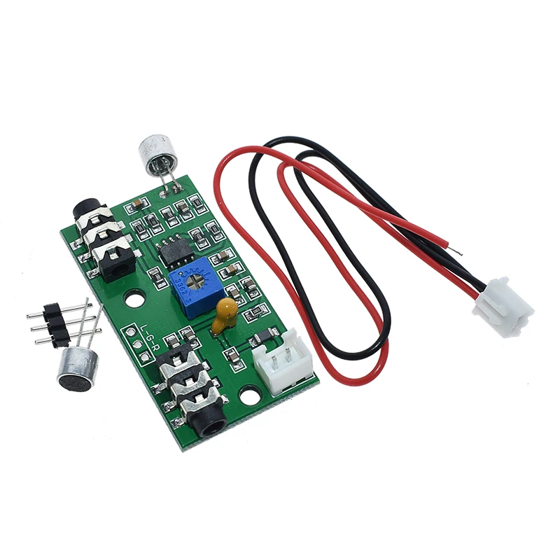 Microphone Pickup Microphone Amplifier Module Gain Adjustable Audio Amplifier Circuit AC Signal Amplifier Board