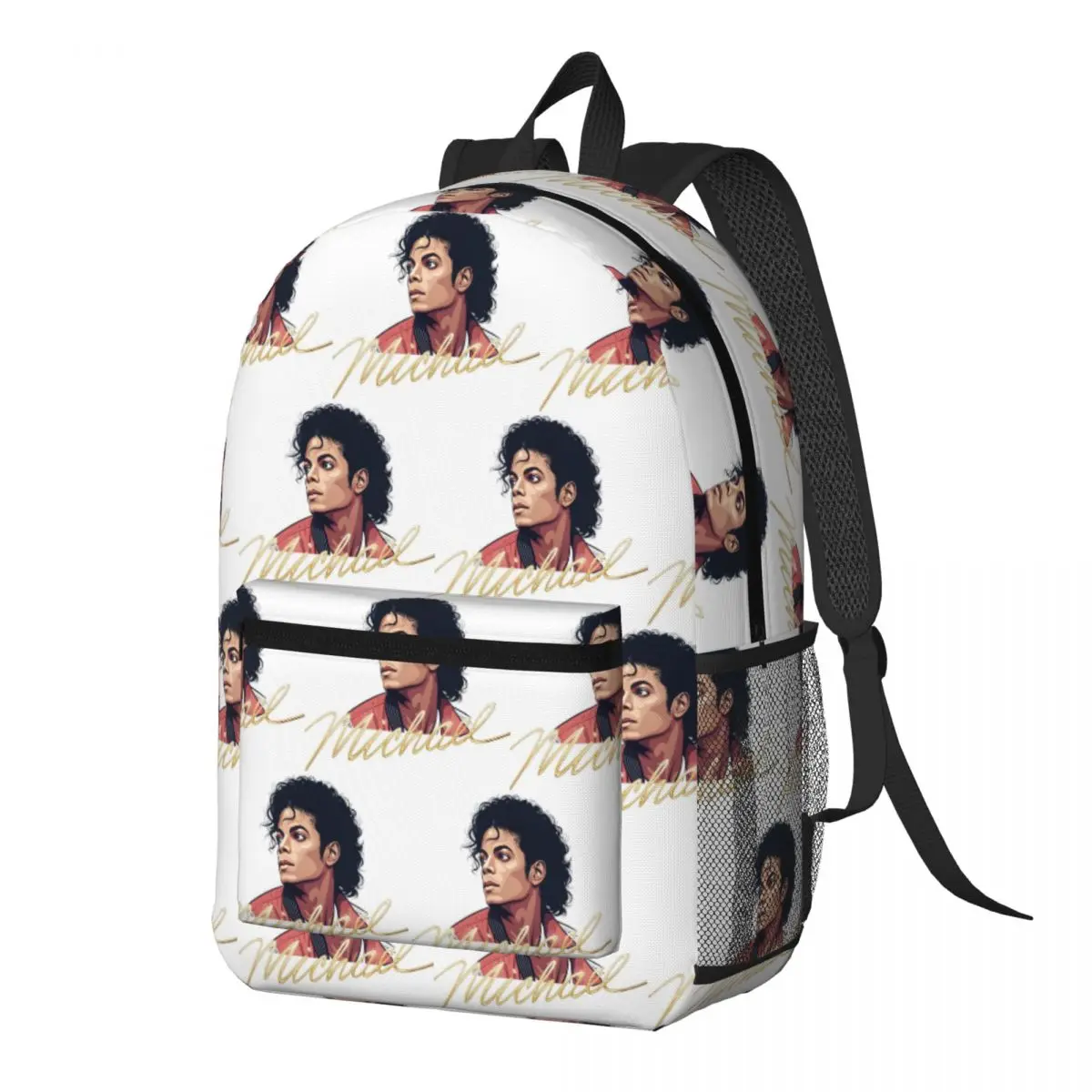 

Michael Jackson Fan Tribute Design Backpack Daypack Large Capacity Kids BookBag School Bag Shoulder Bags for Men Women