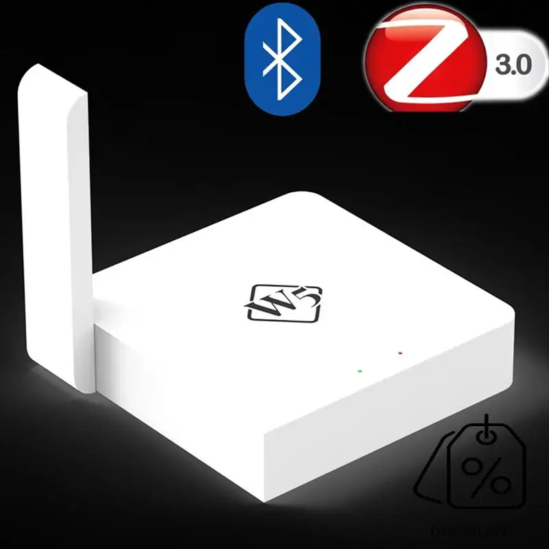BAAG-nouvelle passerelle sans fil W5 Tuya Zigbee + Hub Bluetooth Version améliorée multimode peut accéder 128 + des appareils sub