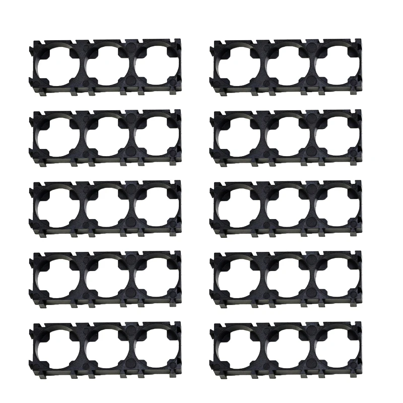 10 Pcs 21700 Battery Holder Bracket Plastic Brackets 21700 Battery Bracket for 21700 Batteries 1x3/1x2 DIY Accessories