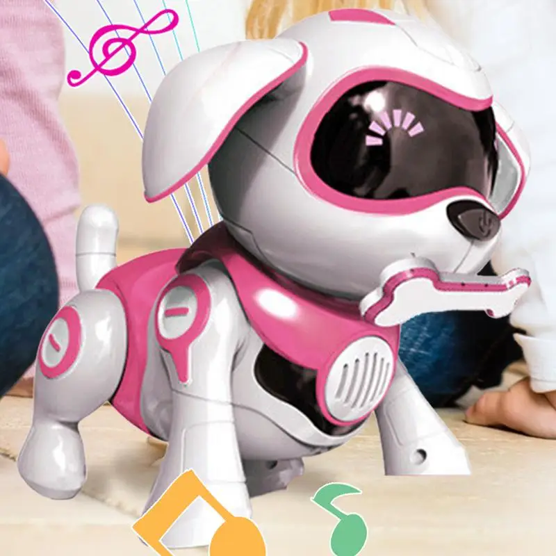 Robot Dog USB Charging Sing Dance Electronic Realistic Pet Programmable Interactive Robotic Puppy Toy With Functional Picture