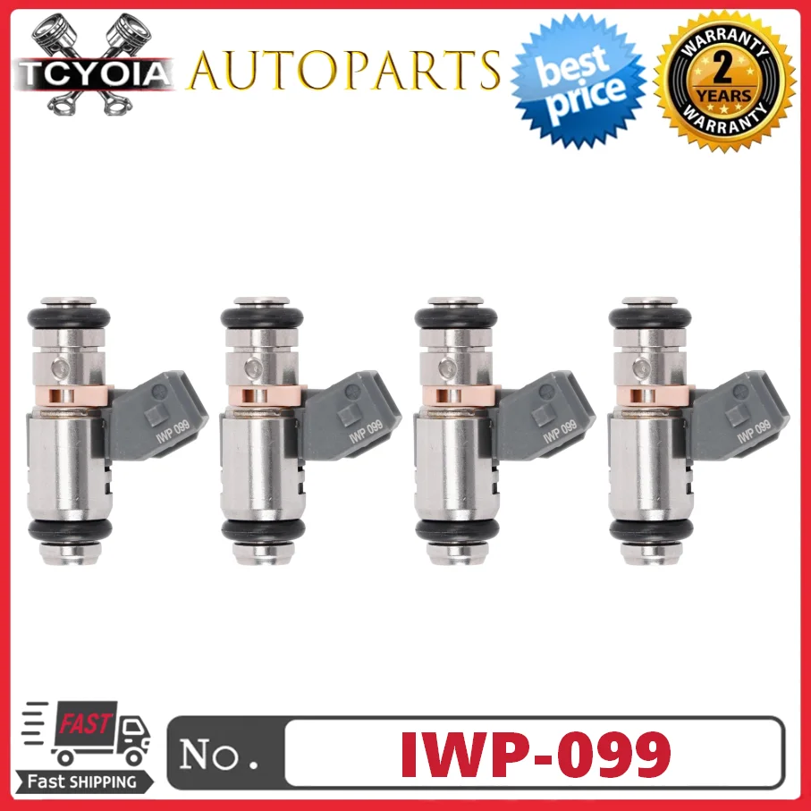 4pcs/lot Fuel Injectors IWP-099 IWP099 8200025248 8200051963 50102102 For Renault Clio Kangoo Twingo Thalia Peugeot 206 1.2L 16V