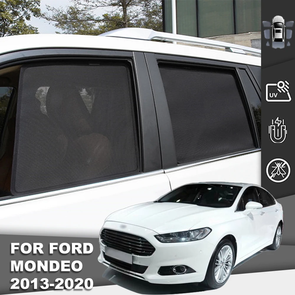 

For Ford Mondeo Sedan Fusion 2012-2022 Car Sunshade Visor Front Windshield Frame Curtain Rear Side Baby Window Sun Shade Shield