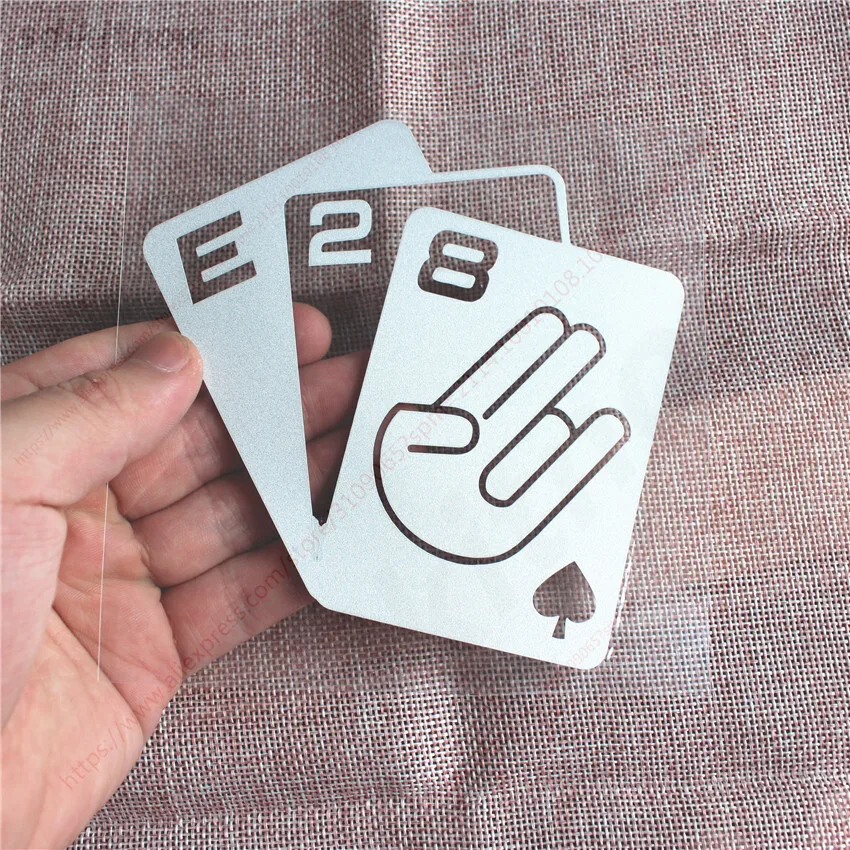 Poker Card Car Sticker Window Performanc Decal Styling For BMW E28 E30 E34 E36 E37 E38 E39 E39 E46 E60 E80 E90 F10 F20 F30