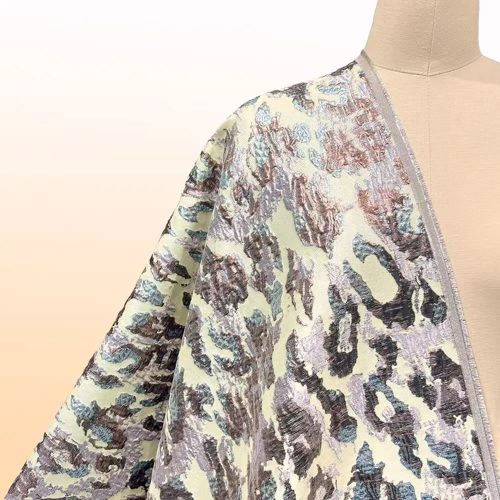 

High Quality Jacquard Lace Fabric 5 Yards French Brocade Fabric