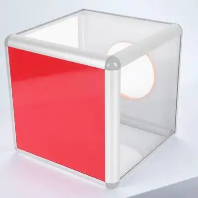 

1Pcs Transparent Lottery Box Lockable Draw Box Simple Design for Annual Meeting Votes Collection Charity Fundraising