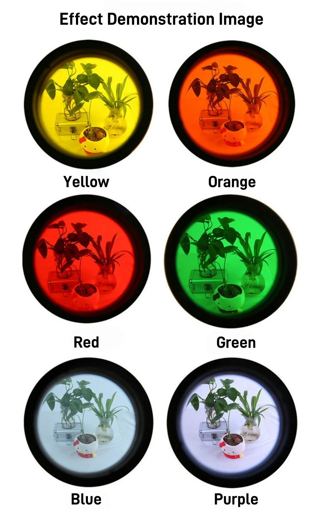 1.25inch 6 Color Filter Lens Yellow Orange Red Green Blue Purple Moon Nebula Photo with Metal Storage Box Case M28.6X0.6mm