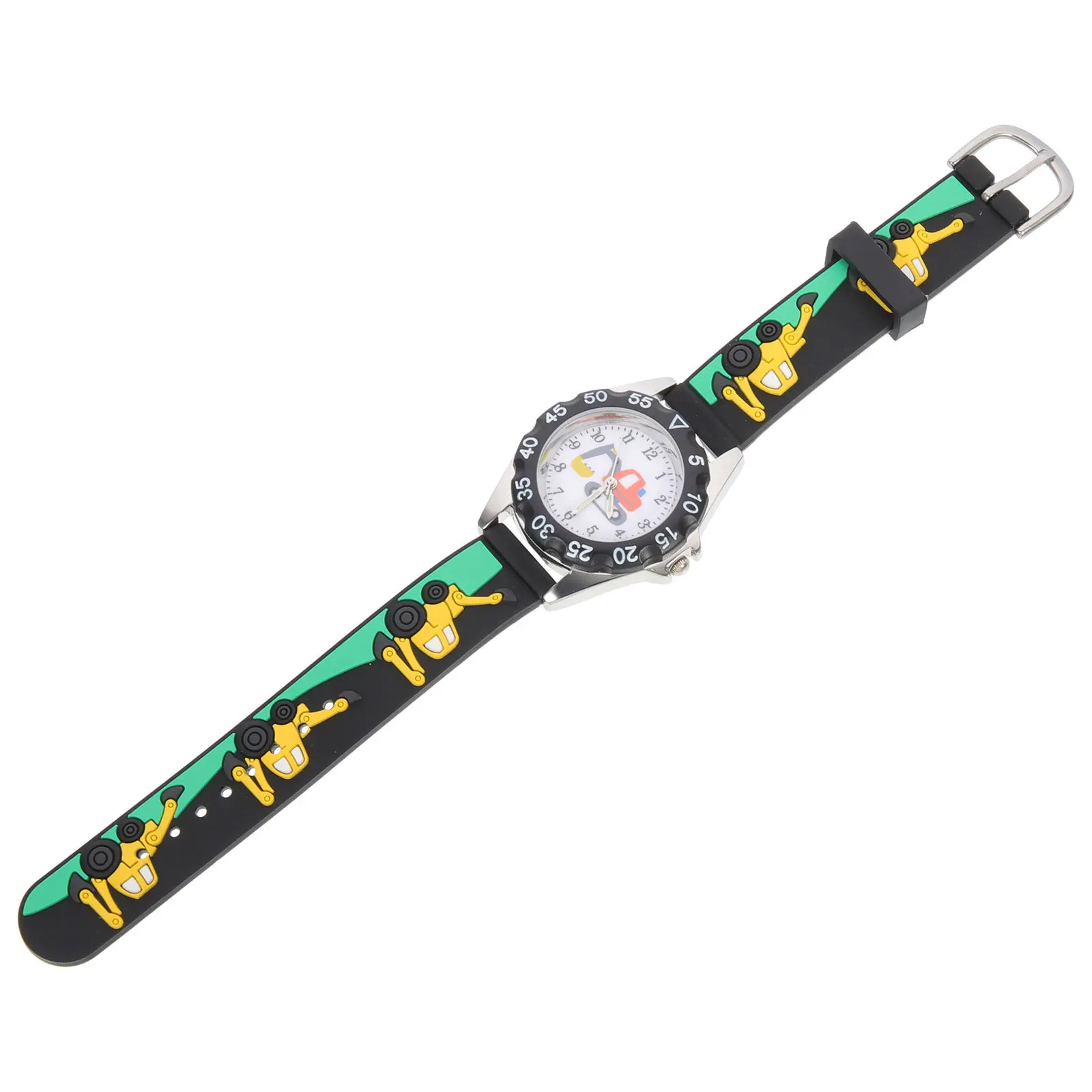 Quartz Watch Cartoon Digital Display Lightweight Wristwatch for Students Watch