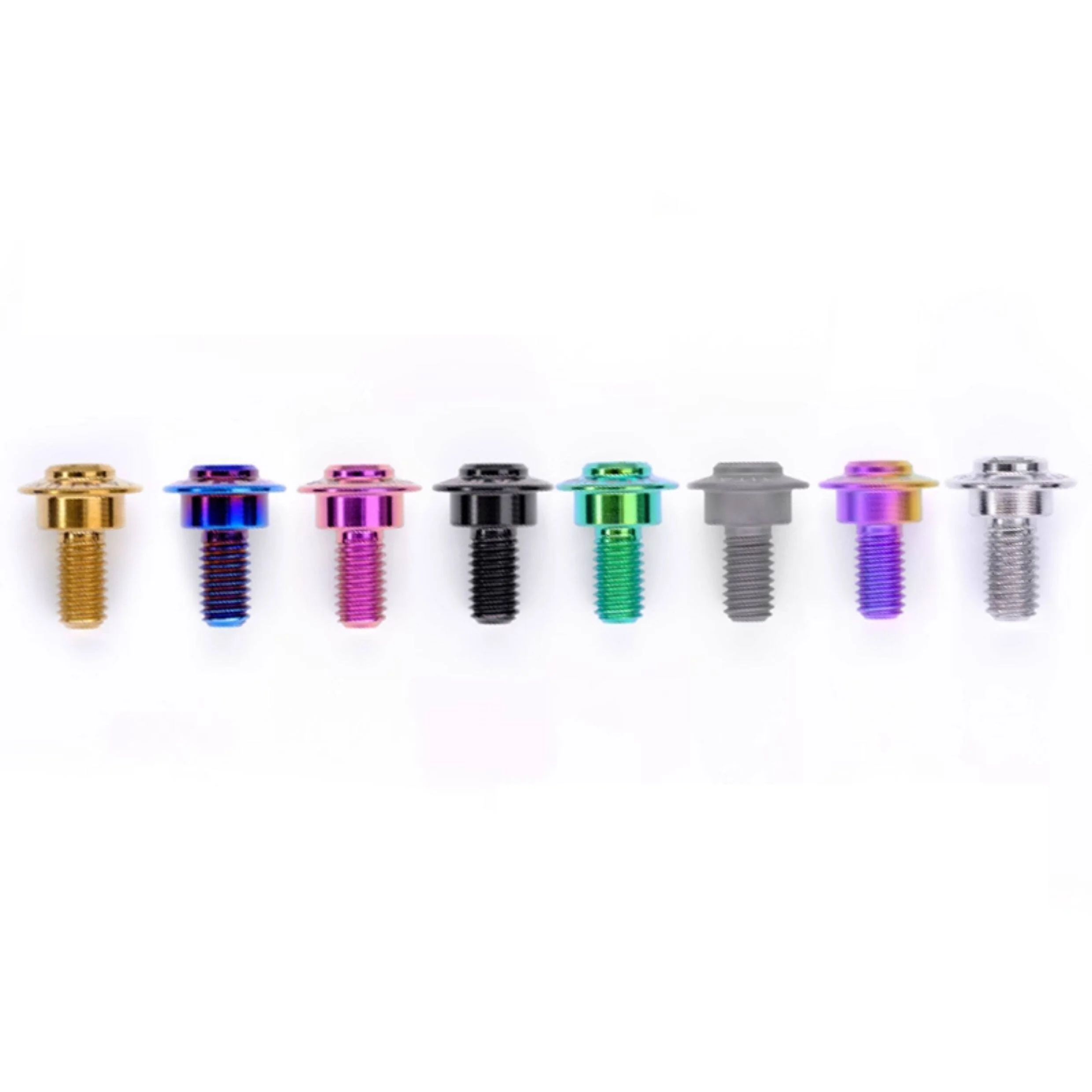 1pcs Titanium Alloy Umbrella Head Step Bolts M5x20/21/24/36.5mm Side Panel Brake Disc Bolts Fits BMW Motorcycles Upgrade